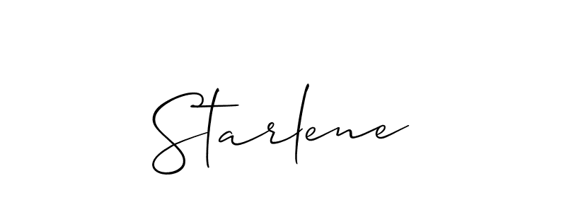 Make a beautiful signature design for name Starlene. Use this online signature maker to create a handwritten signature for free. Starlene signature style 2 images and pictures png