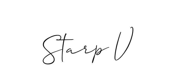 Starp V stylish signature style. Best Handwritten Sign (Allison_Script) for my name. Handwritten Signature Collection Ideas for my name Starp V. Starp V signature style 2 images and pictures png