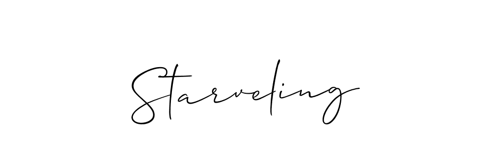 You should practise on your own different ways (Allison_Script) to write your name (Starveling) in signature. don't let someone else do it for you. Starveling signature style 2 images and pictures png