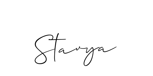 How to Draw Stavya signature style? Allison_Script is a latest design signature styles for name Stavya. Stavya signature style 2 images and pictures png