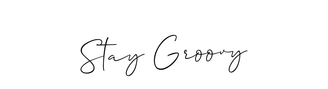 How to make Stay Groovy name signature. Use Allison_Script style for creating short signs online. This is the latest handwritten sign. Stay Groovy signature style 2 images and pictures png