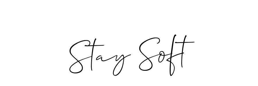 if you are searching for the best signature style for your name Stay Soft. so please give up your signature search. here we have designed multiple signature styles  using Allison_Script. Stay Soft signature style 2 images and pictures png