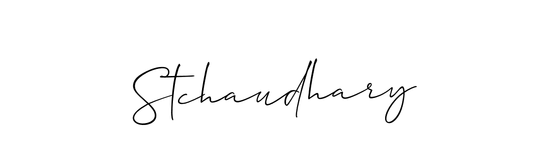 Best and Professional Signature Style for Stchaudhary. Allison_Script Best Signature Style Collection. Stchaudhary signature style 2 images and pictures png