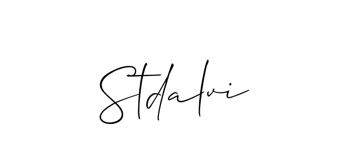 Here are the top 10 professional signature styles for the name Stdalvi. These are the best autograph styles you can use for your name. Stdalvi signature style 2 images and pictures png