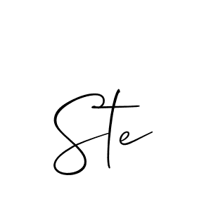 Once you've used our free online signature maker to create your best signature Allison_Script style, it's time to enjoy all of the benefits that Ste name signing documents. Ste signature style 2 images and pictures png
