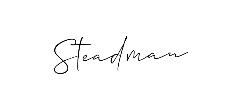 The best way (Allison_Script) to make a short signature is to pick only two or three words in your name. The name Steadman include a total of six letters. For converting this name. Steadman signature style 2 images and pictures png