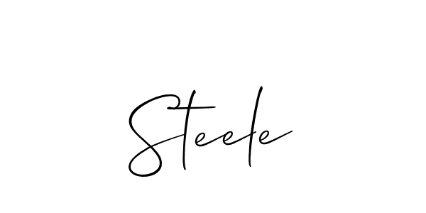 Also You can easily find your signature by using the search form. We will create Steele name handwritten signature images for you free of cost using Allison_Script sign style. Steele signature style 2 images and pictures png