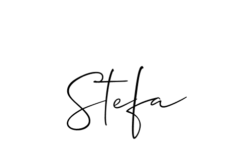 Also You can easily find your signature by using the search form. We will create Stefa name handwritten signature images for you free of cost using Allison_Script sign style. Stefa signature style 2 images and pictures png