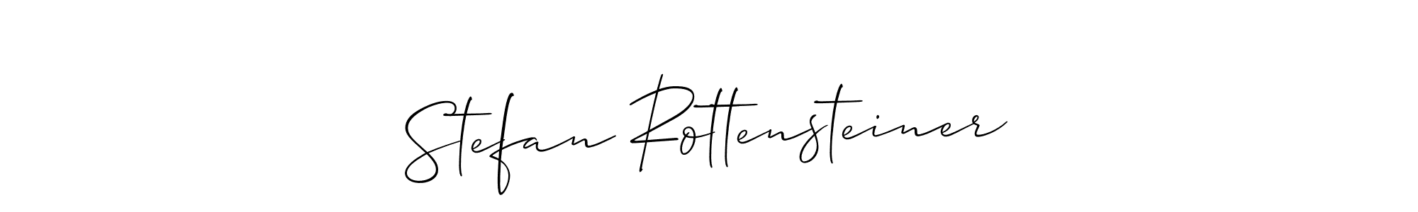 Make a beautiful signature design for name Stefan Rottensteiner. With this signature (Allison_Script) style, you can create a handwritten signature for free. Stefan Rottensteiner signature style 2 images and pictures png