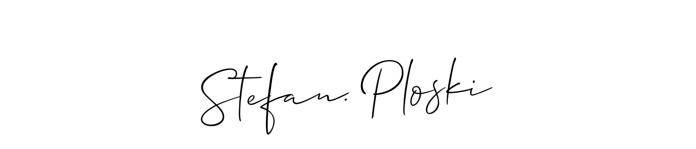 Also we have Stefan. Ploski name is the best signature style. Create professional handwritten signature collection using Allison_Script autograph style. Stefan. Ploski signature style 2 images and pictures png