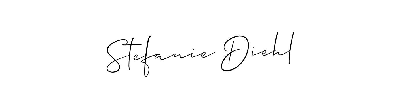 See photos of Stefanie Diehl official signature by Spectra . Check more albums & portfolios. Read reviews & check more about Allison_Script font. Stefanie Diehl signature style 2 images and pictures png