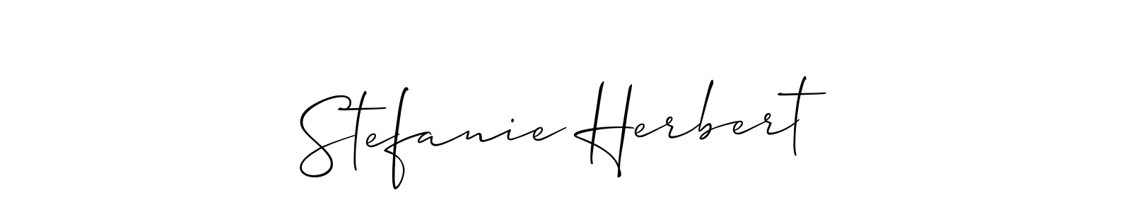 Also we have Stefanie Herbert name is the best signature style. Create professional handwritten signature collection using Allison_Script autograph style. Stefanie Herbert signature style 2 images and pictures png