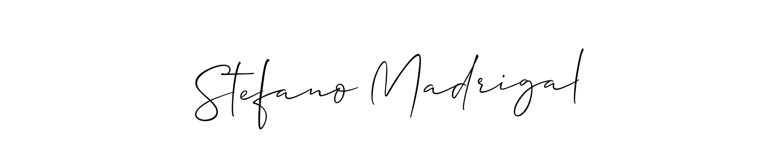 Design your own signature with our free online signature maker. With this signature software, you can create a handwritten (Allison_Script) signature for name Stefano Madrigal. Stefano Madrigal signature style 2 images and pictures png