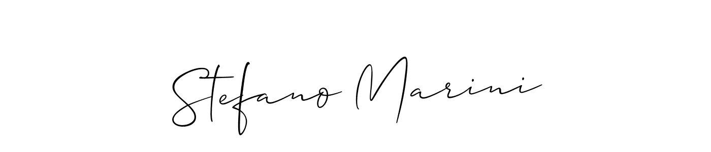 How to Draw Stefano Marini signature style? Allison_Script is a latest design signature styles for name Stefano Marini. Stefano Marini signature style 2 images and pictures png