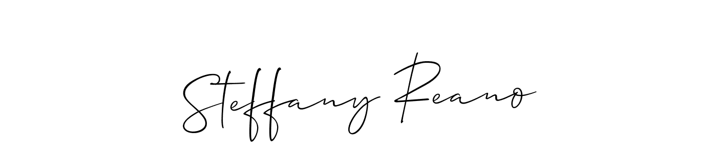 Best and Professional Signature Style for Steffany Reano. Allison_Script Best Signature Style Collection. Steffany Reano signature style 2 images and pictures png