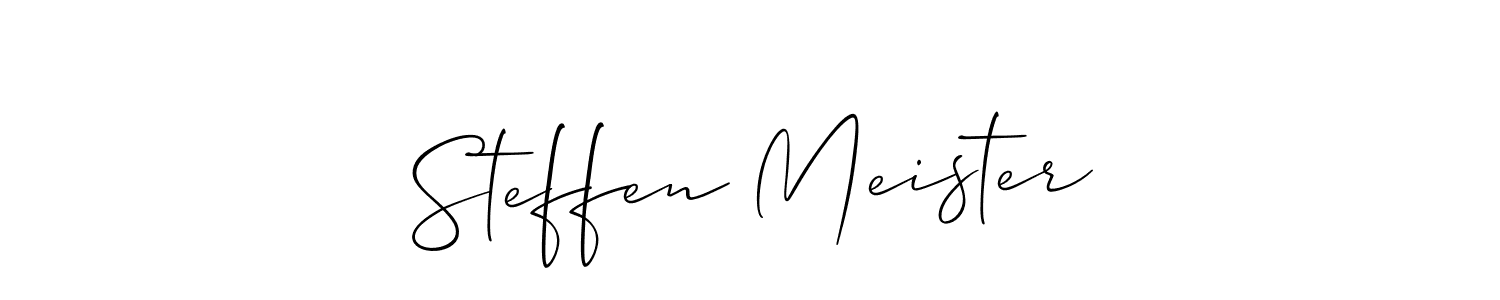 This is the best signature style for the Steffen Meister name. Also you like these signature font (Allison_Script). Mix name signature. Steffen Meister signature style 2 images and pictures png