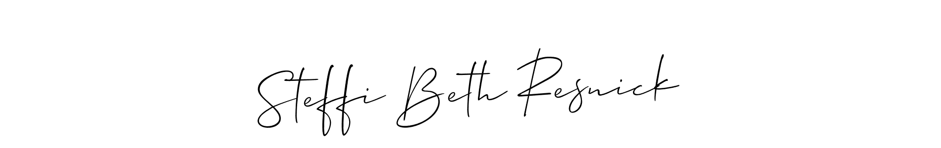 See photos of Steffi Beth Resnick official signature by Spectra . Check more albums & portfolios. Read reviews & check more about Allison_Script font. Steffi Beth Resnick signature style 2 images and pictures png