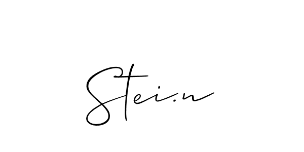 Stei.n stylish signature style. Best Handwritten Sign (Allison_Script) for my name. Handwritten Signature Collection Ideas for my name Stei.n. Stei.n signature style 2 images and pictures png