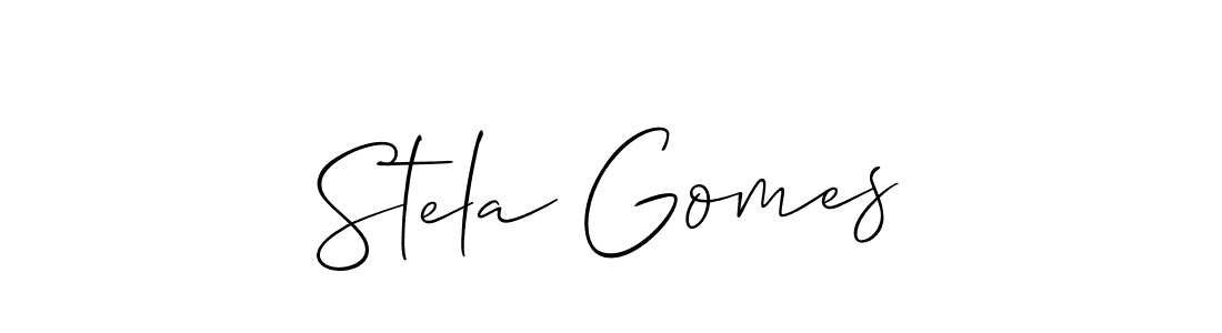 Make a beautiful signature design for name Stela Gomes. Use this online signature maker to create a handwritten signature for free. Stela Gomes signature style 2 images and pictures png