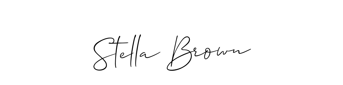 Here are the top 10 professional signature styles for the name Stella Brown. These are the best autograph styles you can use for your name. Stella Brown signature style 2 images and pictures png