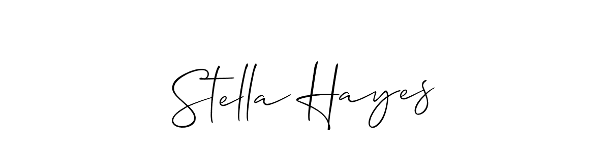 How to Draw Stella Hayes signature style? Allison_Script is a latest design signature styles for name Stella Hayes. Stella Hayes signature style 2 images and pictures png