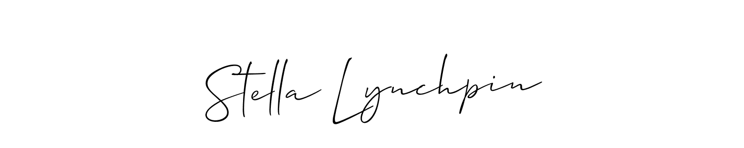 This is the best signature style for the Stella Lynchpin name. Also you like these signature font (Allison_Script). Mix name signature. Stella Lynchpin signature style 2 images and pictures png