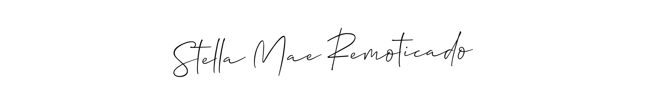 Make a beautiful signature design for name Stella Mae Remoticado. Use this online signature maker to create a handwritten signature for free. Stella Mae Remoticado signature style 2 images and pictures png