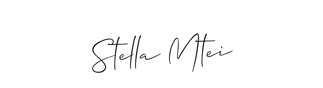 See photos of Stella Mtei official signature by Spectra . Check more albums & portfolios. Read reviews & check more about Allison_Script font. Stella Mtei signature style 2 images and pictures png