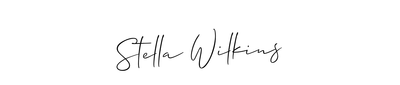Check out images of Autograph of Stella Wilkins name. Actor Stella Wilkins Signature Style. Allison_Script is a professional sign style online. Stella Wilkins signature style 2 images and pictures png