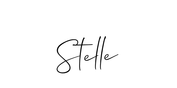 Make a short Stelle signature style. Manage your documents anywhere anytime using Allison_Script. Create and add eSignatures, submit forms, share and send files easily. Stelle signature style 2 images and pictures png