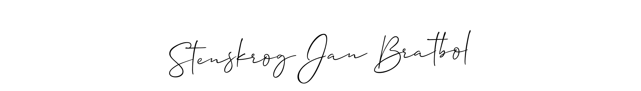 Make a beautiful signature design for name Stenskrog Jan Bratbol. Use this online signature maker to create a handwritten signature for free. Stenskrog Jan Bratbol signature style 2 images and pictures png