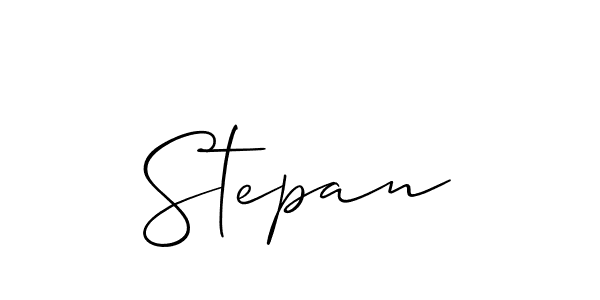 Also we have Stepan name is the best signature style. Create professional handwritten signature collection using Allison_Script autograph style. Stepan signature style 2 images and pictures png