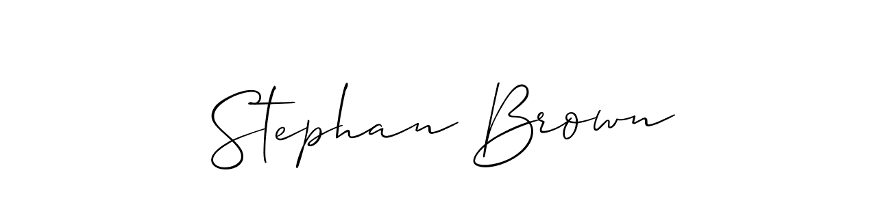 Best and Professional Signature Style for Stephan Brown. Allison_Script Best Signature Style Collection. Stephan Brown signature style 2 images and pictures png