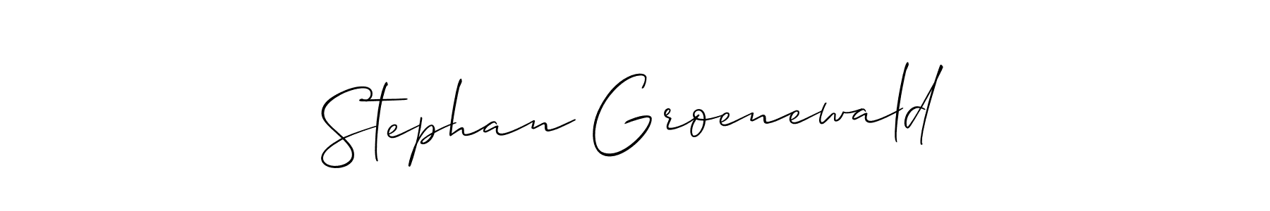 Best and Professional Signature Style for Stephan Groenewald. Allison_Script Best Signature Style Collection. Stephan Groenewald signature style 2 images and pictures png