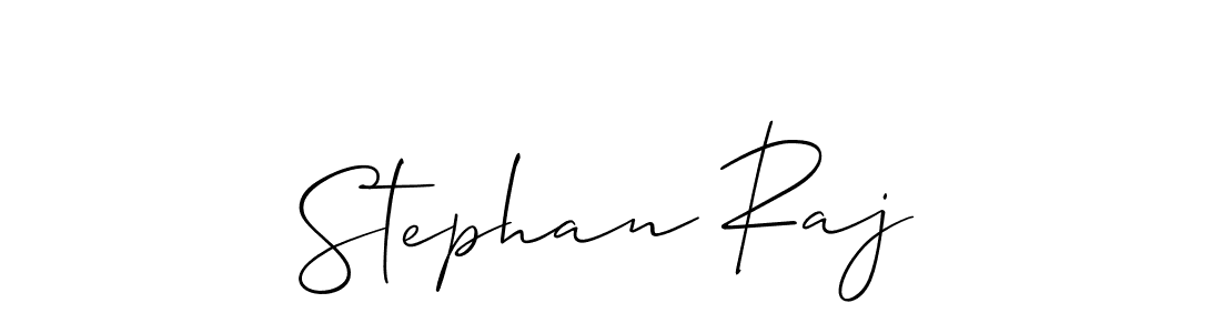 Design your own signature with our free online signature maker. With this signature software, you can create a handwritten (Allison_Script) signature for name Stephan Raj. Stephan Raj signature style 2 images and pictures png