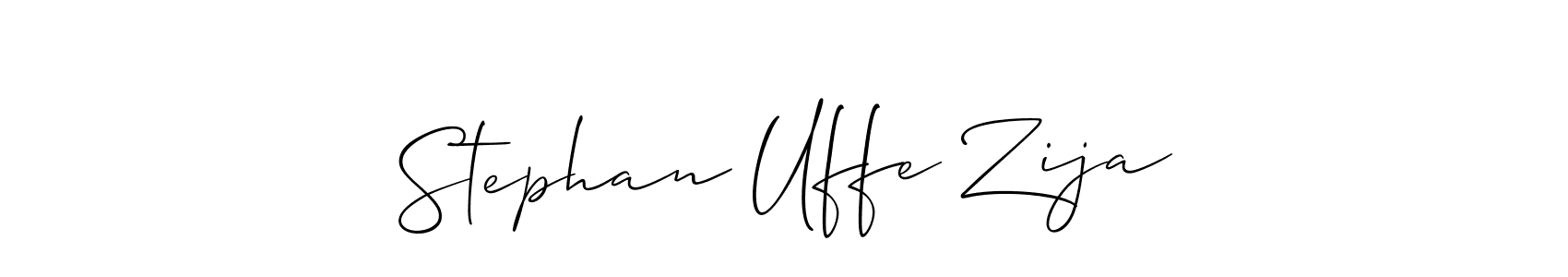 How to Draw Stephan Uffe Zija signature style? Allison_Script is a latest design signature styles for name Stephan Uffe Zija. Stephan Uffe Zija signature style 2 images and pictures png