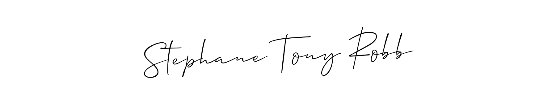 Also we have Stephane Tony Robb name is the best signature style. Create professional handwritten signature collection using Allison_Script autograph style. Stephane Tony Robb signature style 2 images and pictures png