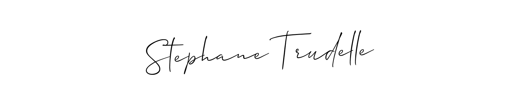 Best and Professional Signature Style for Stephane Trudelle. Allison_Script Best Signature Style Collection. Stephane Trudelle signature style 2 images and pictures png