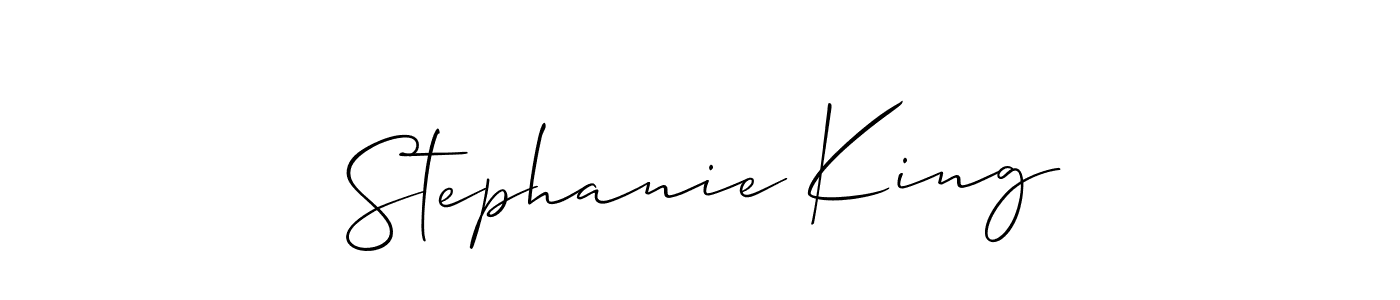 This is the best signature style for the Stephanie King name. Also you like these signature font (Allison_Script). Mix name signature. Stephanie King signature style 2 images and pictures png