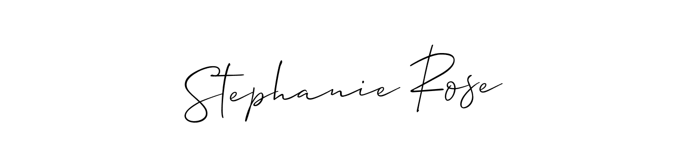 Best and Professional Signature Style for Stephanie Rose. Allison_Script Best Signature Style Collection. Stephanie Rose signature style 2 images and pictures png