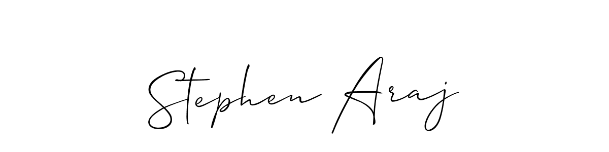 Make a beautiful signature design for name Stephen Araj. Use this online signature maker to create a handwritten signature for free. Stephen Araj signature style 2 images and pictures png