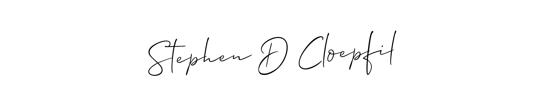 You can use this online signature creator to create a handwritten signature for the name Stephen D Cloepfil. This is the best online autograph maker. Stephen D Cloepfil signature style 2 images and pictures png