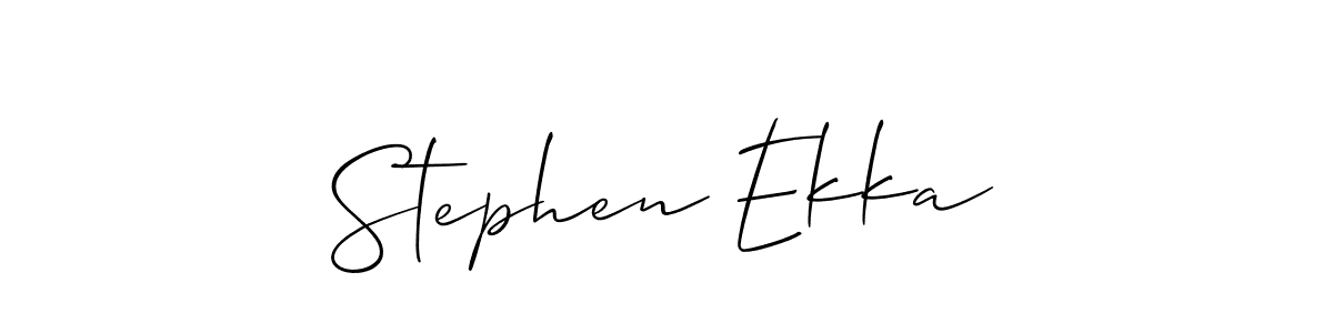 This is the best signature style for the Stephen Ekka name. Also you like these signature font (Allison_Script). Mix name signature. Stephen Ekka signature style 2 images and pictures png