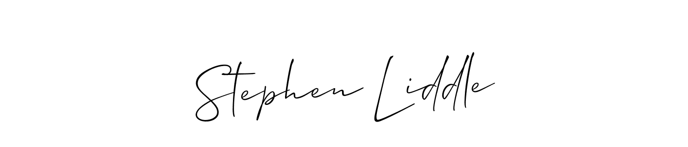 Also we have Stephen Liddle name is the best signature style. Create professional handwritten signature collection using Allison_Script autograph style. Stephen Liddle signature style 2 images and pictures png