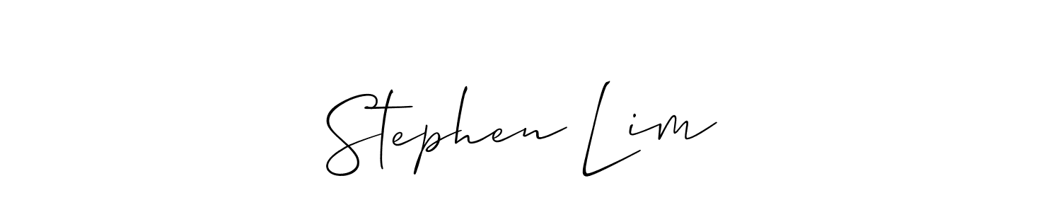 See photos of Stephen Lim ‎ official signature by Spectra . Check more albums & portfolios. Read reviews & check more about Allison_Script font. Stephen Lim ‎ signature style 2 images and pictures png