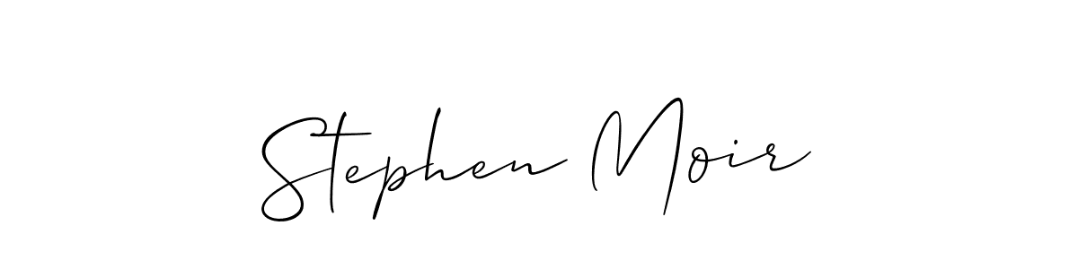 How to make Stephen Moir name signature. Use Allison_Script style for creating short signs online. This is the latest handwritten sign. Stephen Moir signature style 2 images and pictures png