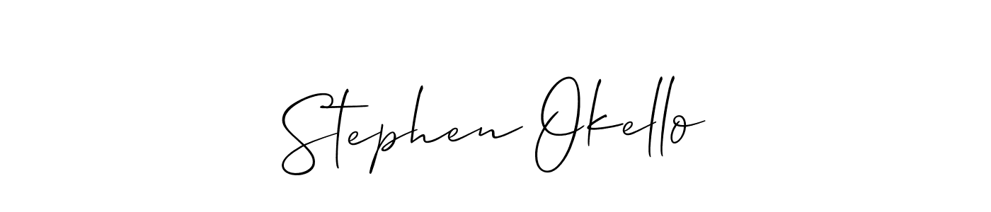 Here are the top 10 professional signature styles for the name Stephen Okello. These are the best autograph styles you can use for your name. Stephen Okello signature style 2 images and pictures png