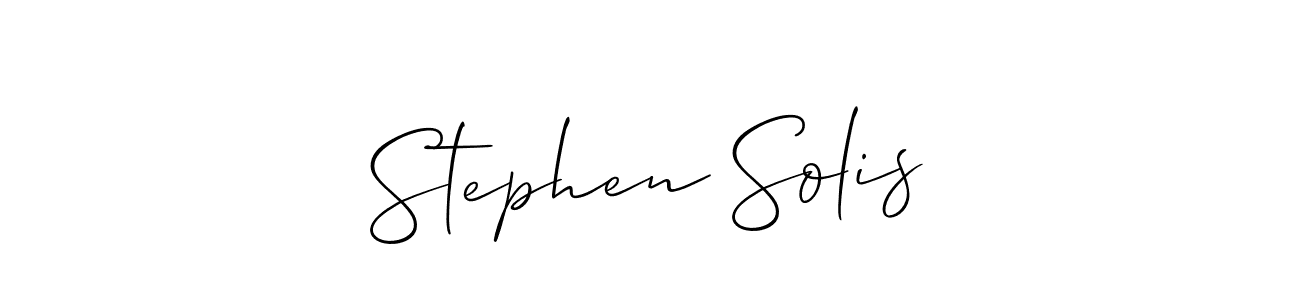 Check out images of Autograph of Stephen Solis name. Actor Stephen Solis Signature Style. Allison_Script is a professional sign style online. Stephen Solis signature style 2 images and pictures png