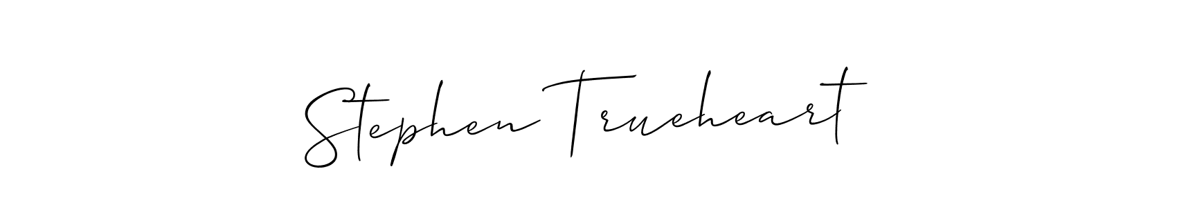 Also we have Stephen Trueheart name is the best signature style. Create professional handwritten signature collection using Allison_Script autograph style. Stephen Trueheart signature style 2 images and pictures png