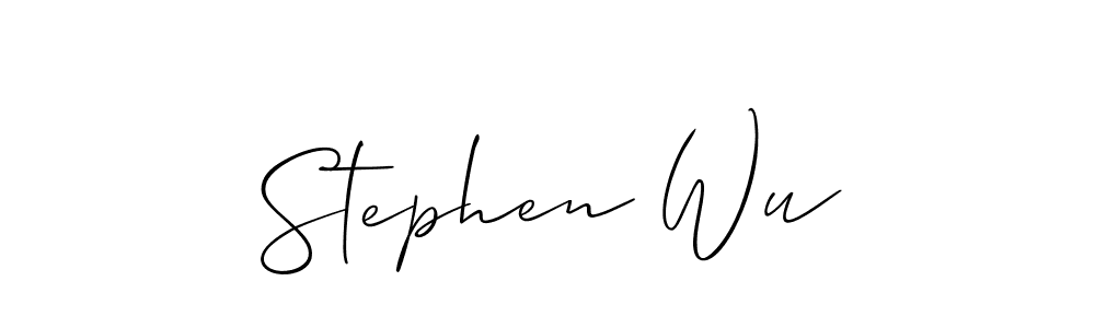 Once you've used our free online signature maker to create your best signature Allison_Script style, it's time to enjoy all of the benefits that Stephen Wu name signing documents. Stephen Wu signature style 2 images and pictures png